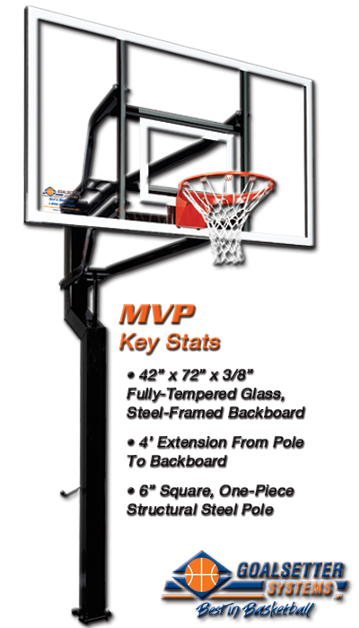 mvp goals hoops basketball courts tennis